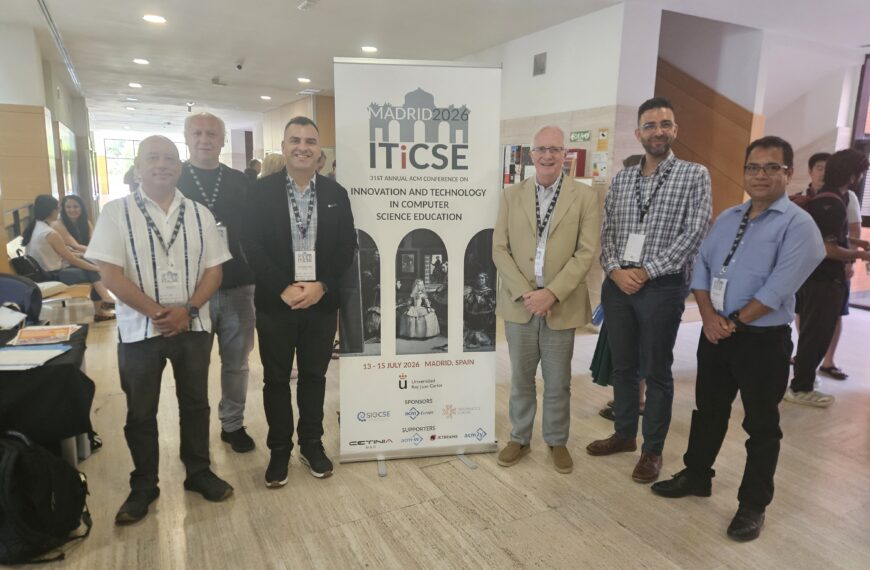Socios en congreso ITICSE 2026